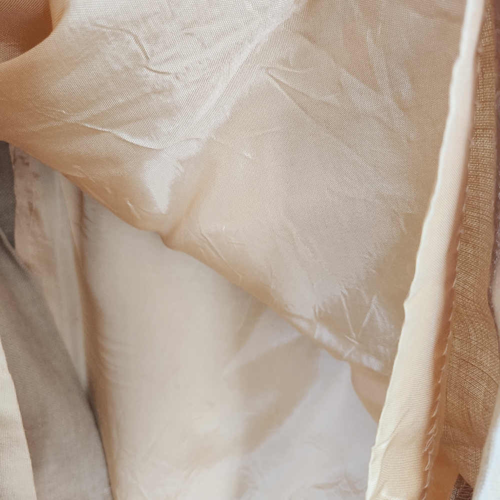 Vintage Tan Linen Maxi Skirt - Picture 5 of 8